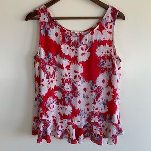 Paper Crown floral tank🛍